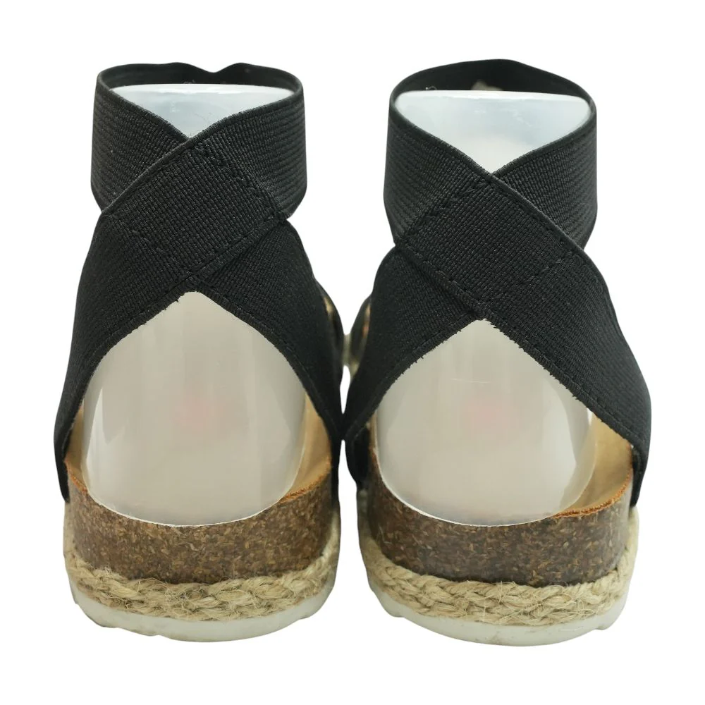 Kimmie Platform Black Sandals - Image 2