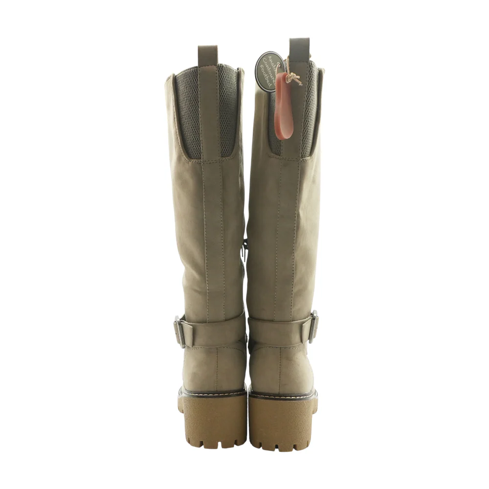 Gray Knee-High Boots - Image 2