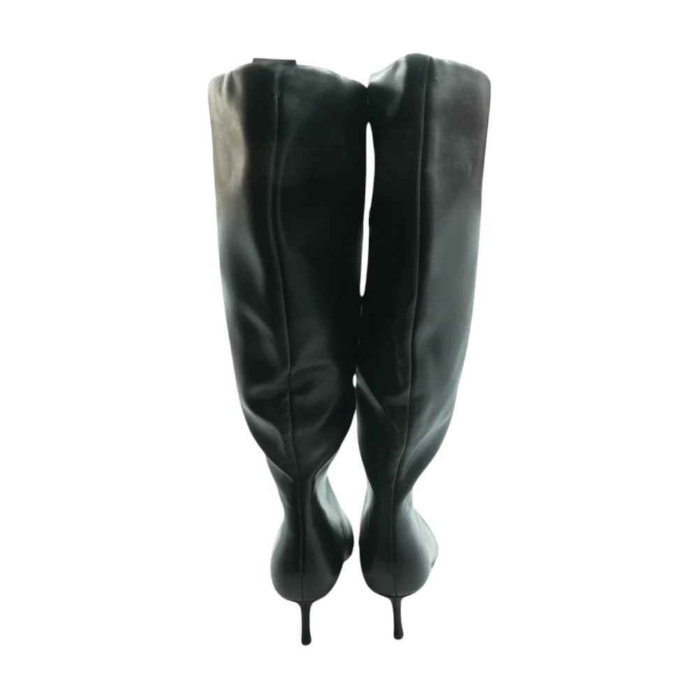 Black Knee-High Boots - Image 2