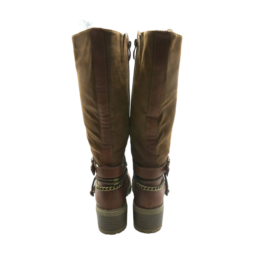 Brown Knee-High Boots - Image 2
