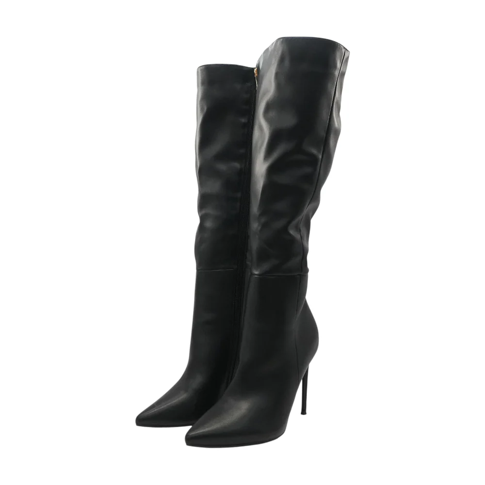 Black Knee-High Boots