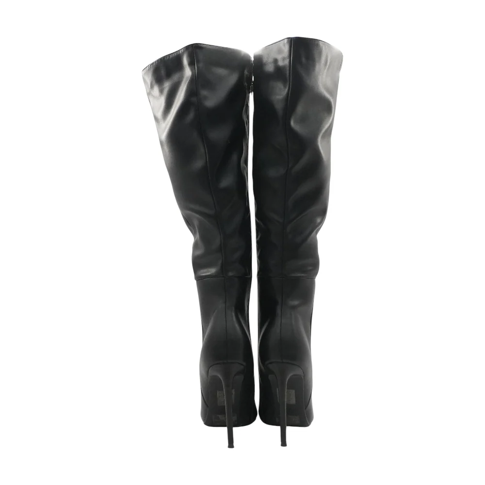 Black Knee-High Boots - Image 2