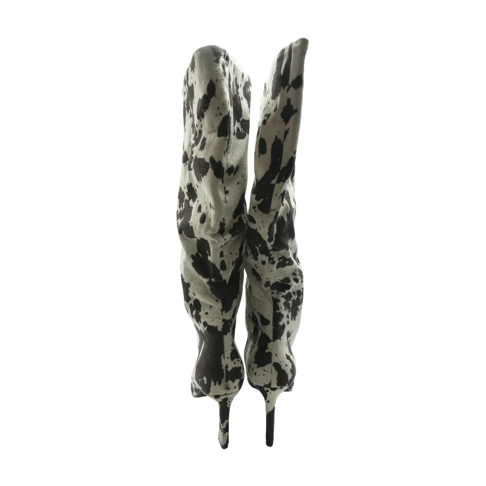 Beige Knee-High Boots - Image 2