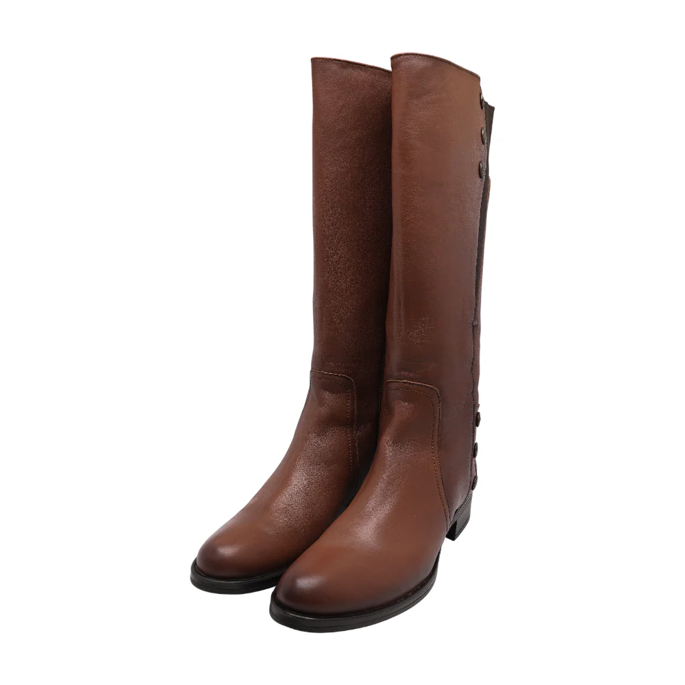 Brown Knee-High Boots