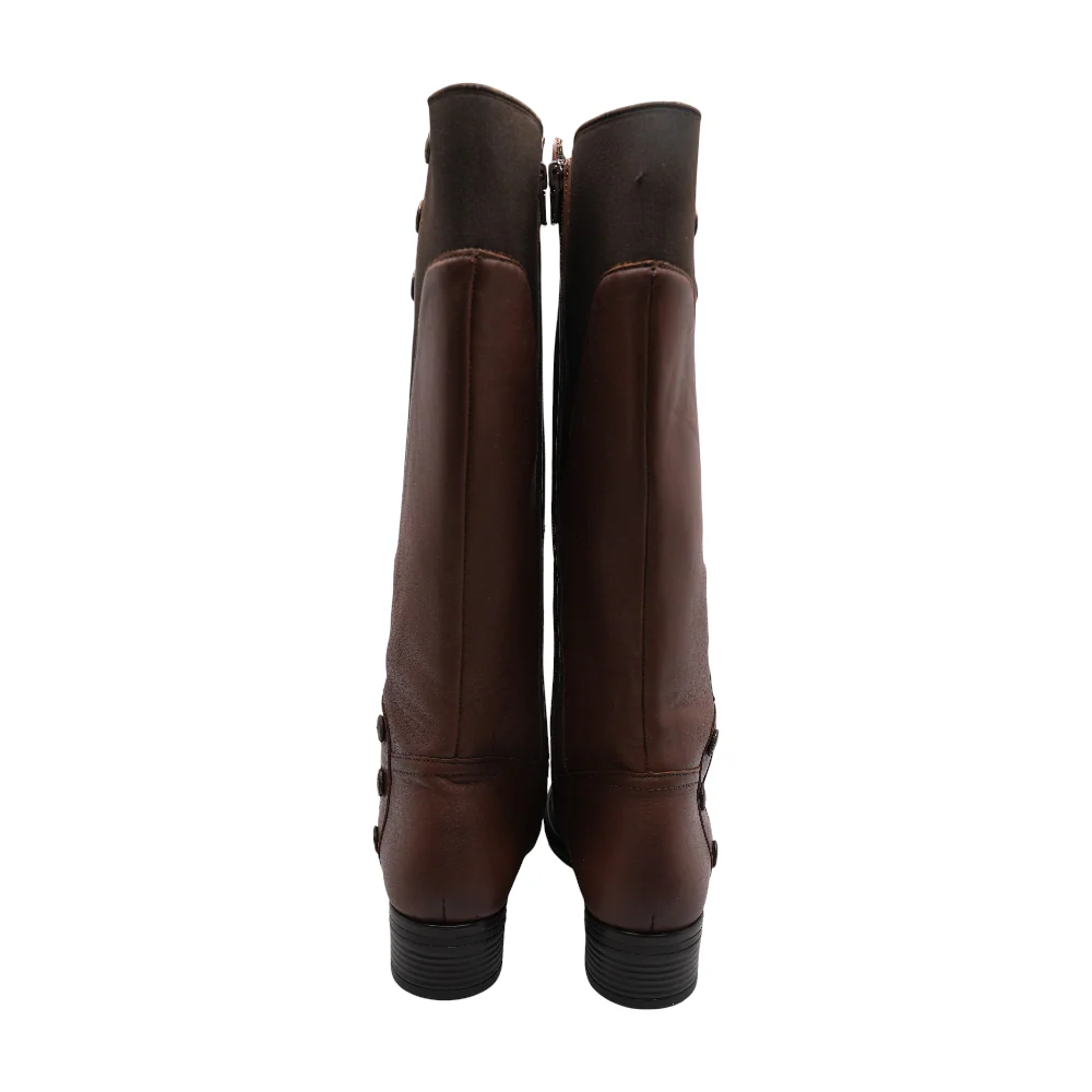 Brown Knee-High Boots - Image 2