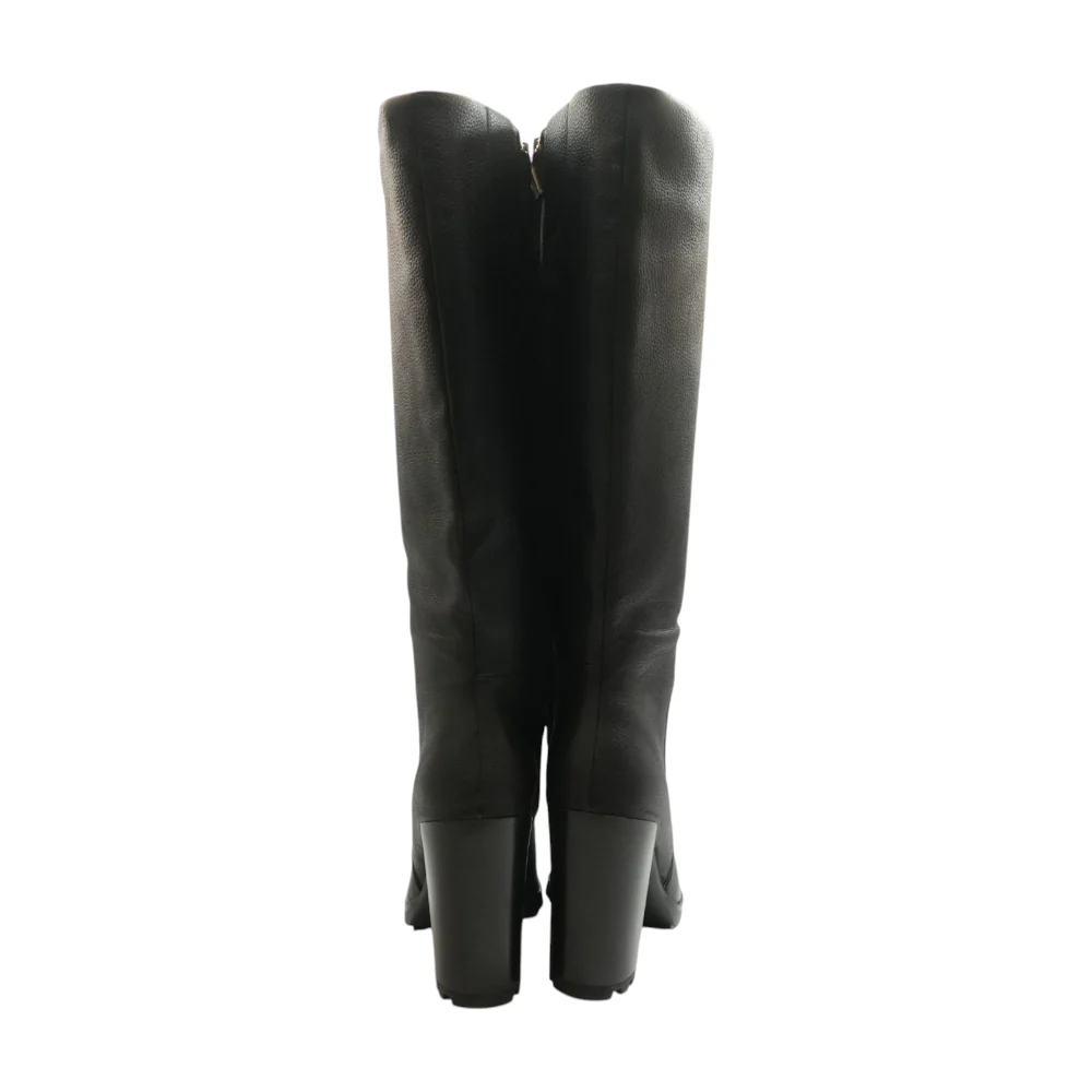 Black Knee-High Boots - Image 2