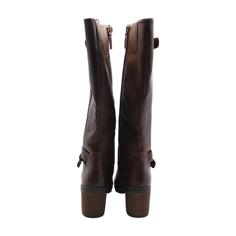 Brown Knee-High Boots - Image 2