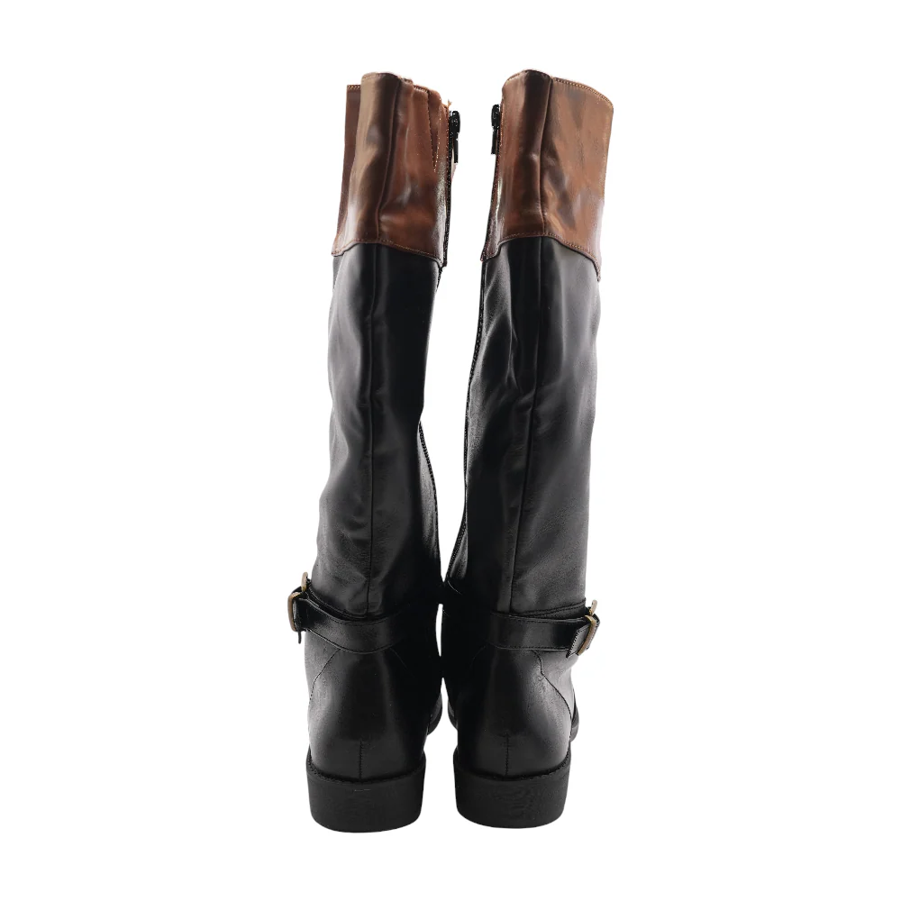 Black Knee-High Boots - Image 2