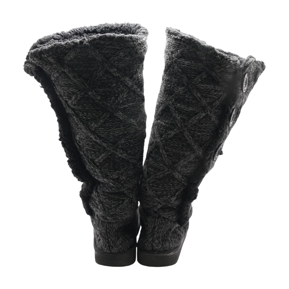 Gray Knee-High Boots - Image 2