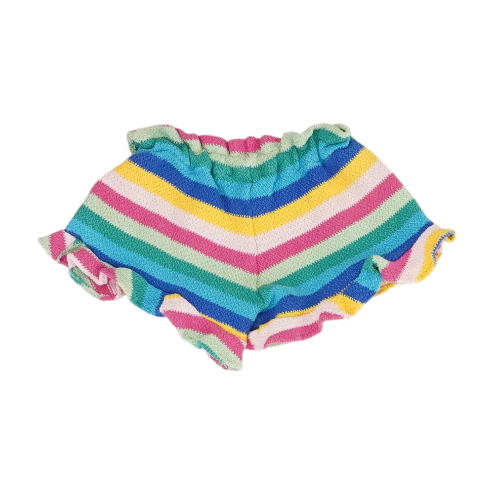 Multi Striped Knit Shorts - Image 2