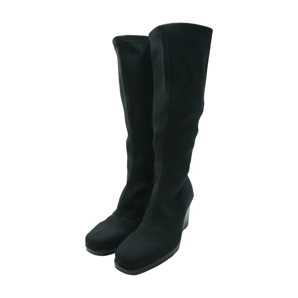 Black Knee-High Boots