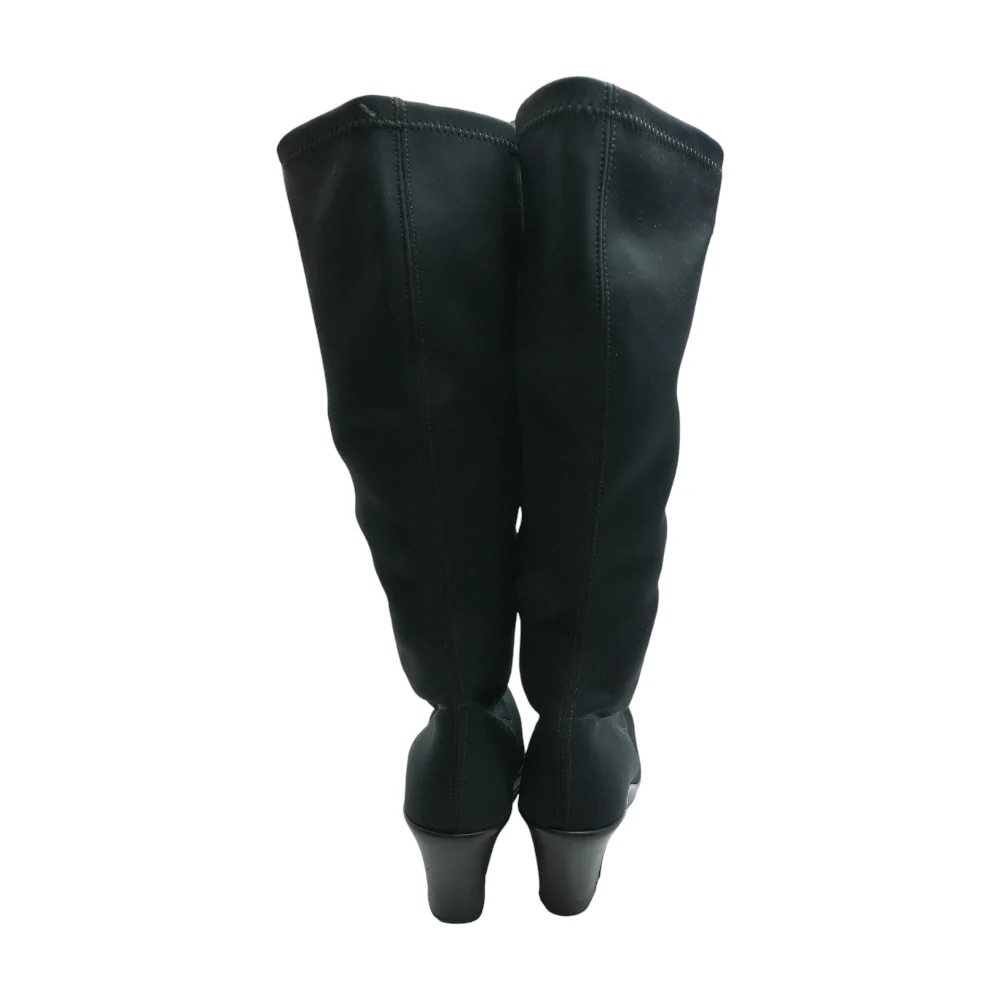 Black Knee-High Boots - Image 2