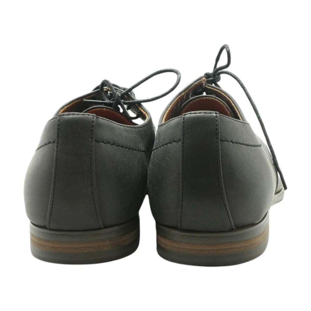 Black Lace-Up Dress Shoes - Image 2