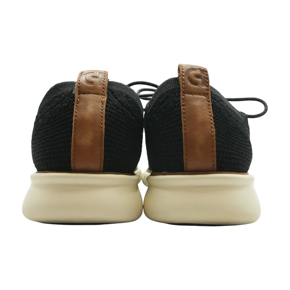 Black Lace-Up Casual Shoes - Image 2