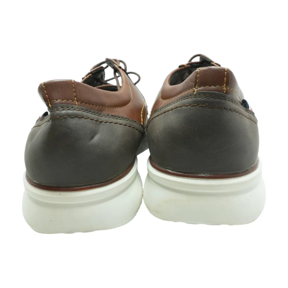 Brown Lace-Up Casual Shoes - Image 2