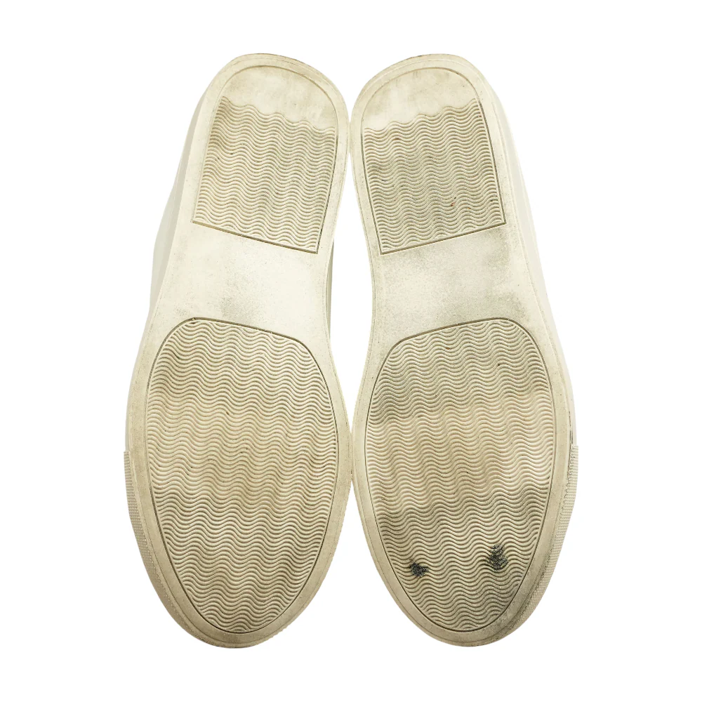 White Lace-Up Casual Shoes - Image 3