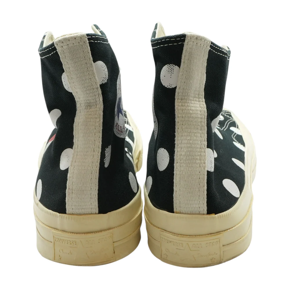 Polka Dot Black Chuck Taylor All Star 70 Hi PLAY Sneakers - Image 2