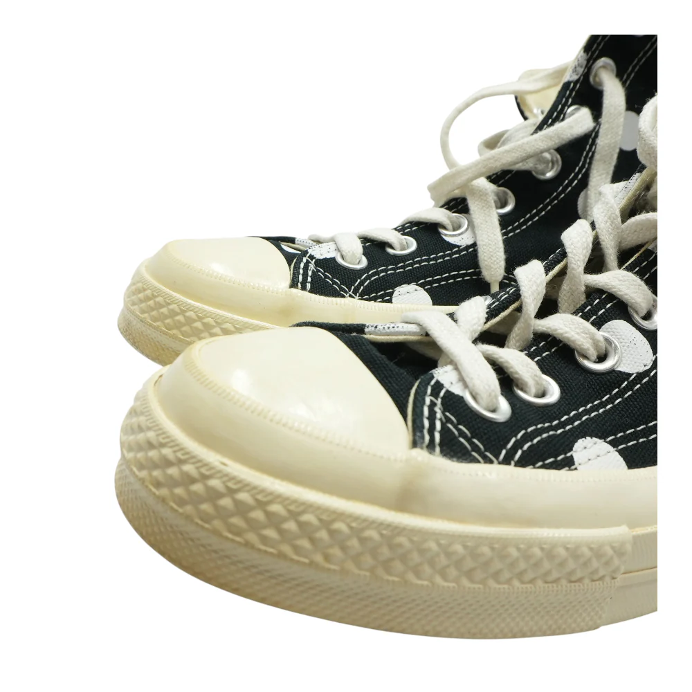 Polka Dot Black Chuck Taylor All Star 70 Hi PLAY Sneakers - Image 5