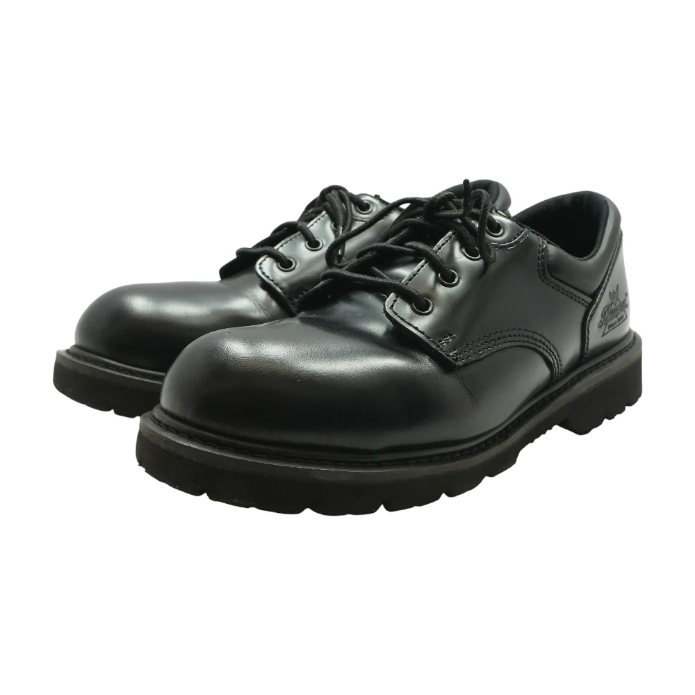 Black Lace-Up Casual Shoes