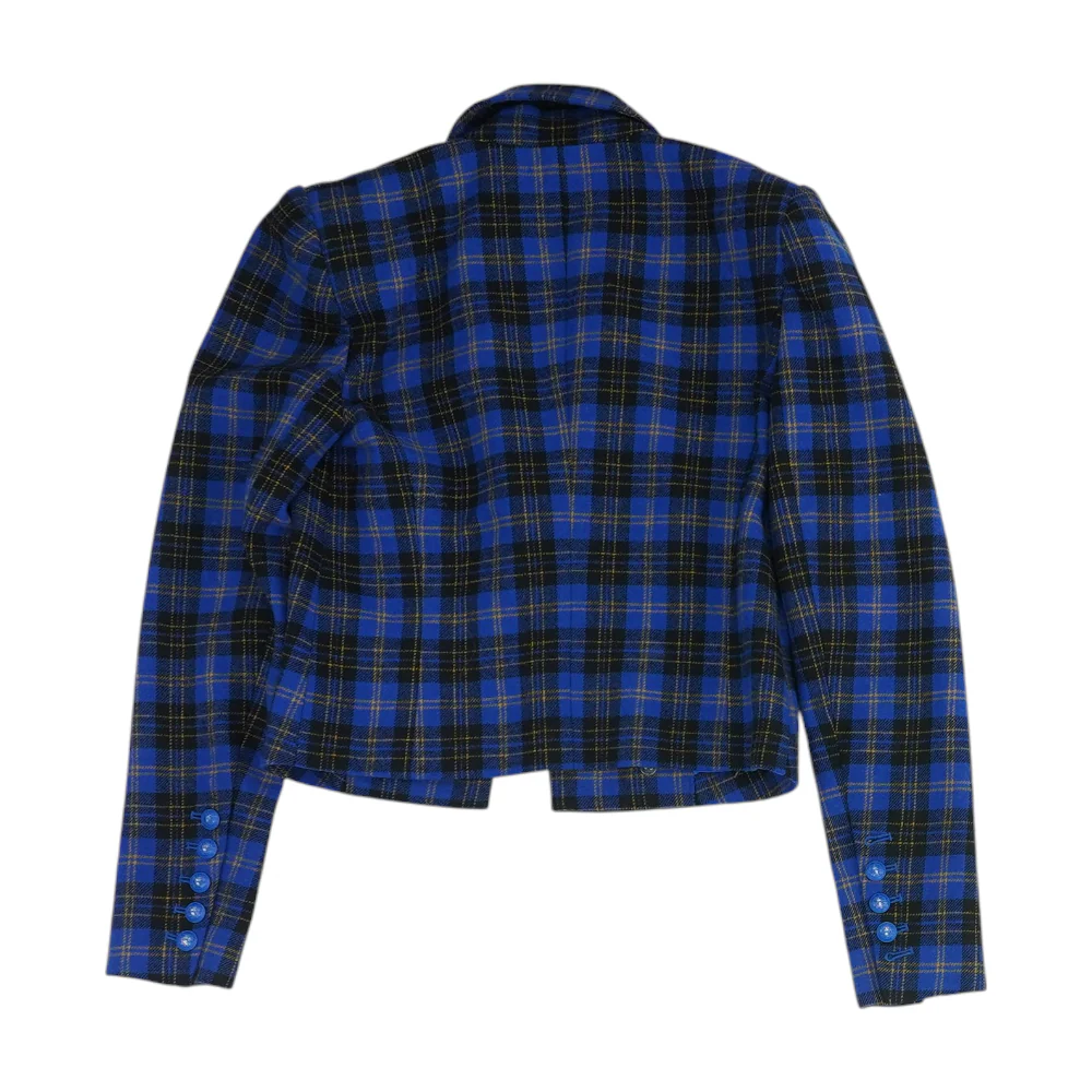 Blue Plaid Blazer - Image 2