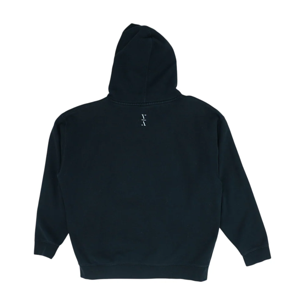 Black Solid Hoodie Pullover - Image 2