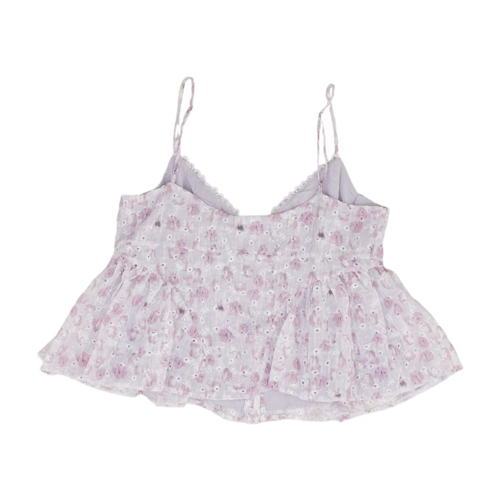Lavender Cropped Blouse - Image 2