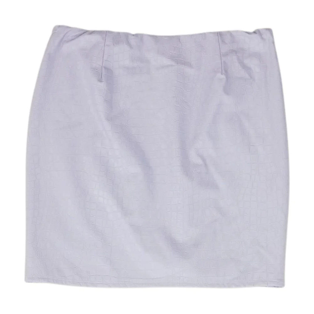 Lavender Mini Skirt - Image 2