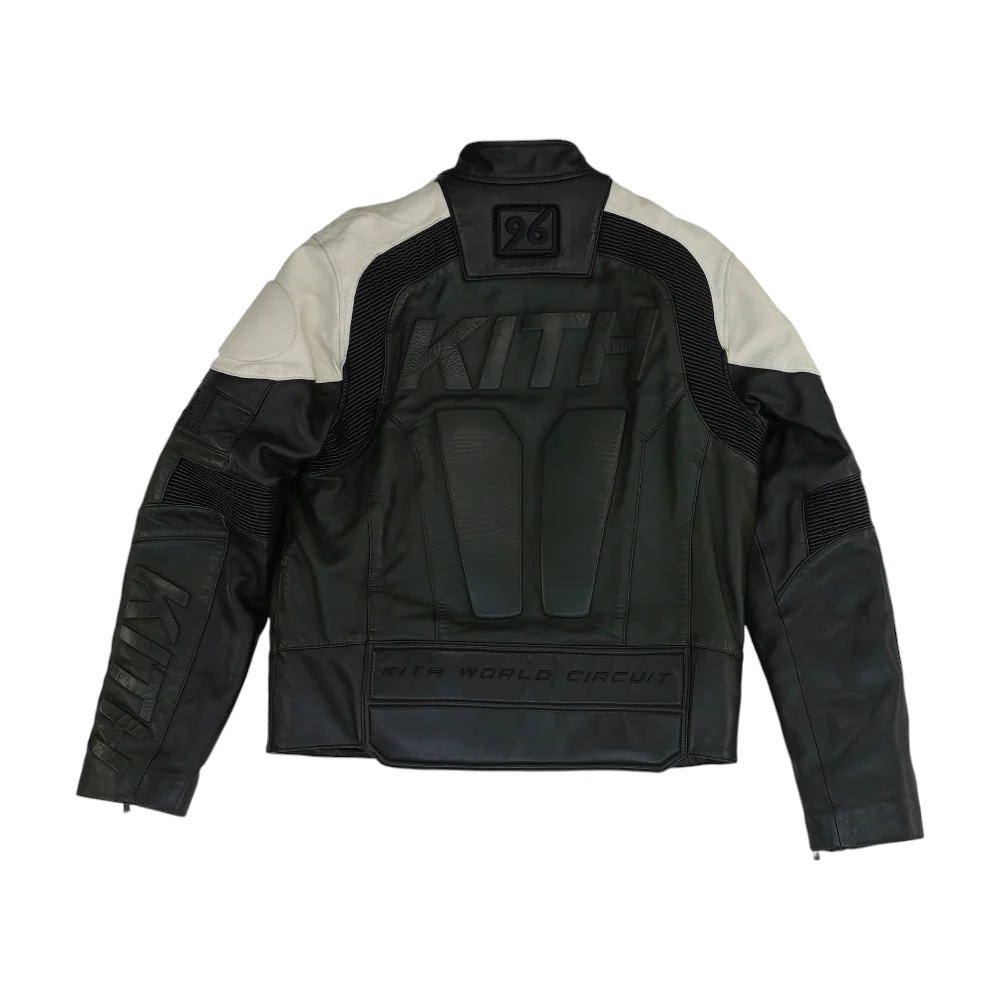 Black Fall-Winter 2025 Stadium Leather Wayne Moto Jacket - Image 2