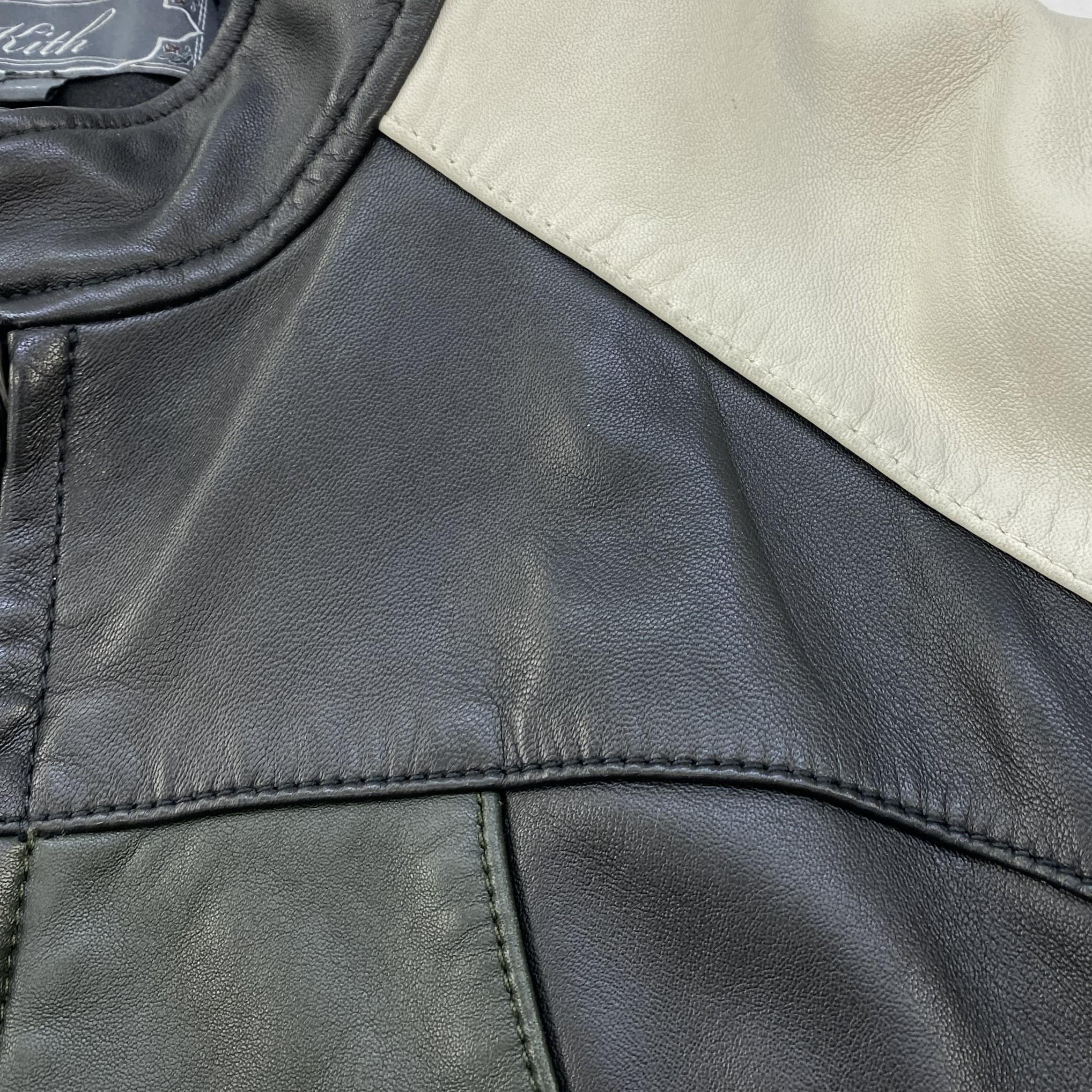 Black Fall-Winter 2025 Stadium Leather Wayne Moto Jacket - Image 4