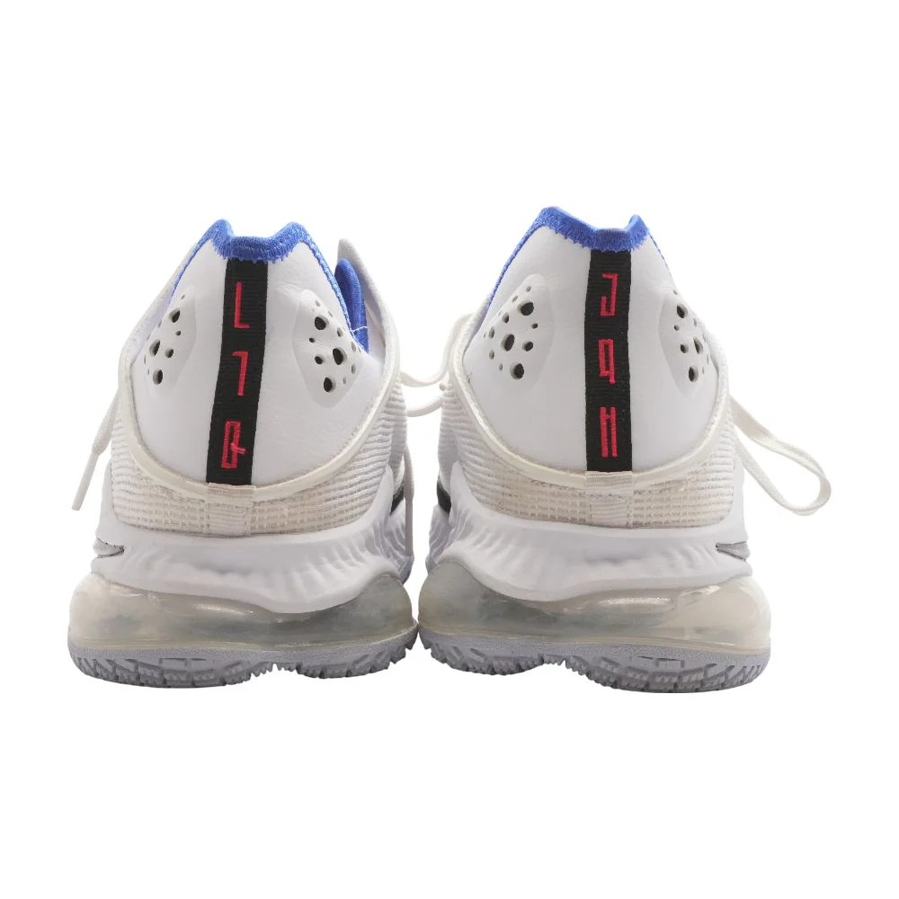 Lebron 19 White Low Top Athletic Shoes - Image 2