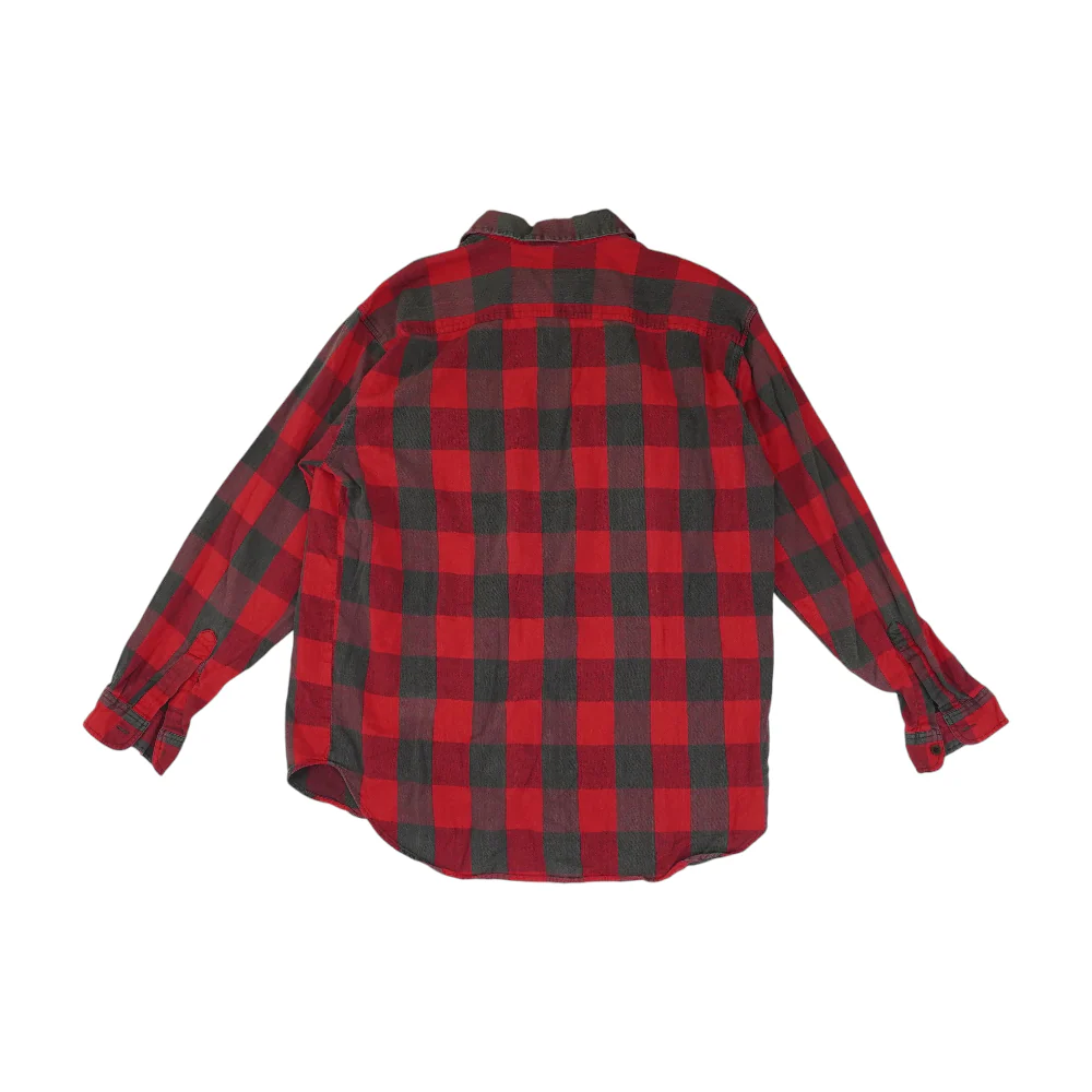 Red Check Flannel Button Down - Image 2