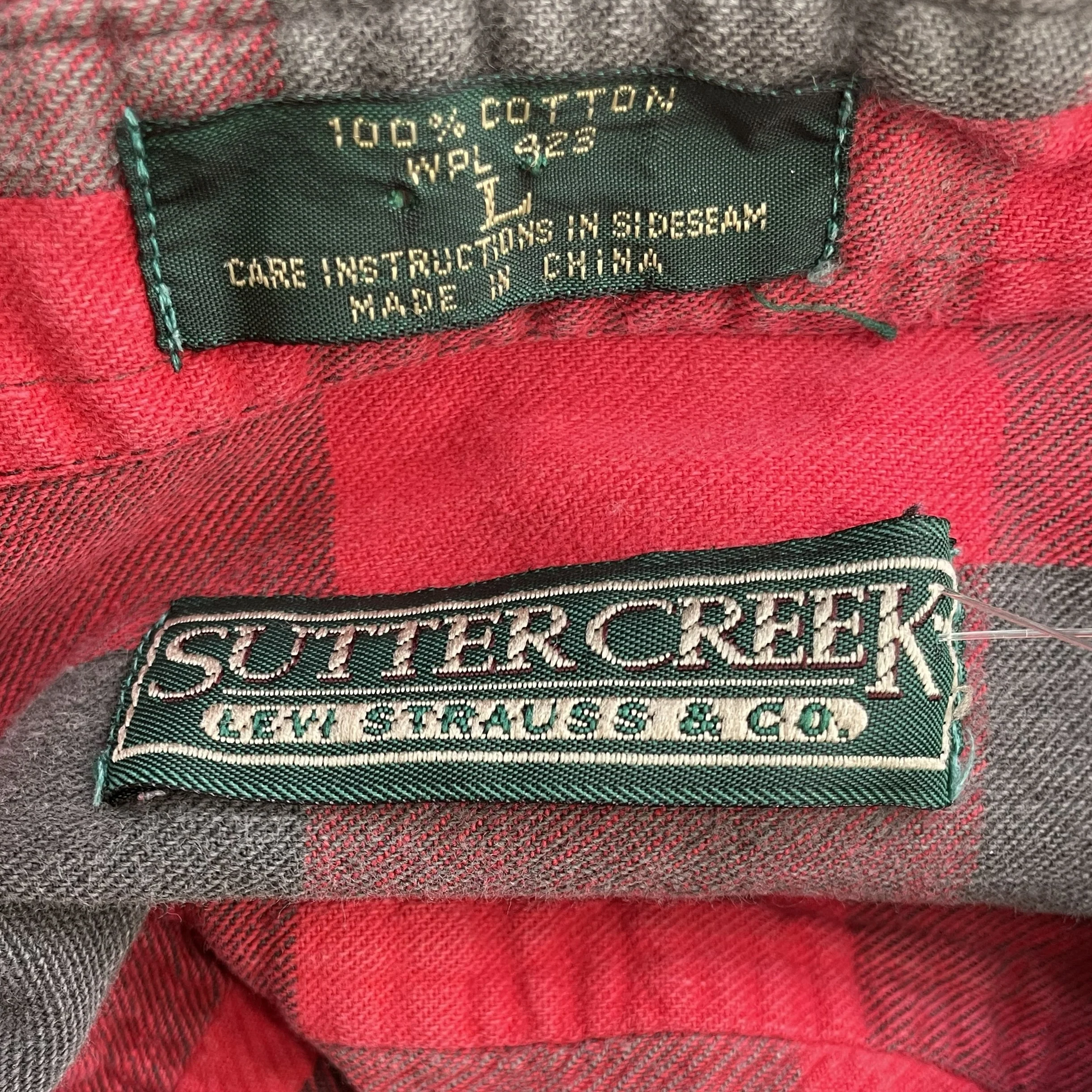 Red Check Flannel Button Down - Image 3