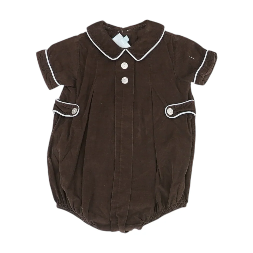 Brown Sleeveless One-Piece