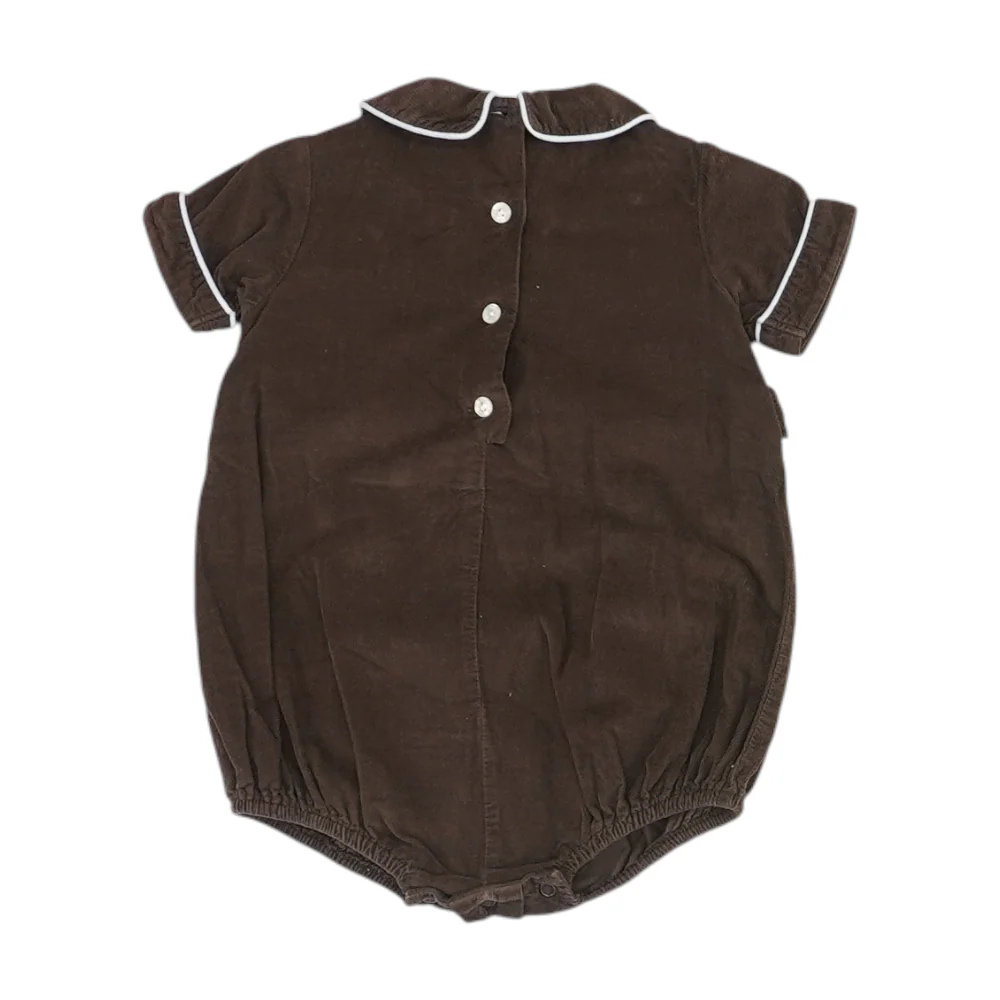 Brown Sleeveless One-Piece - Image 2