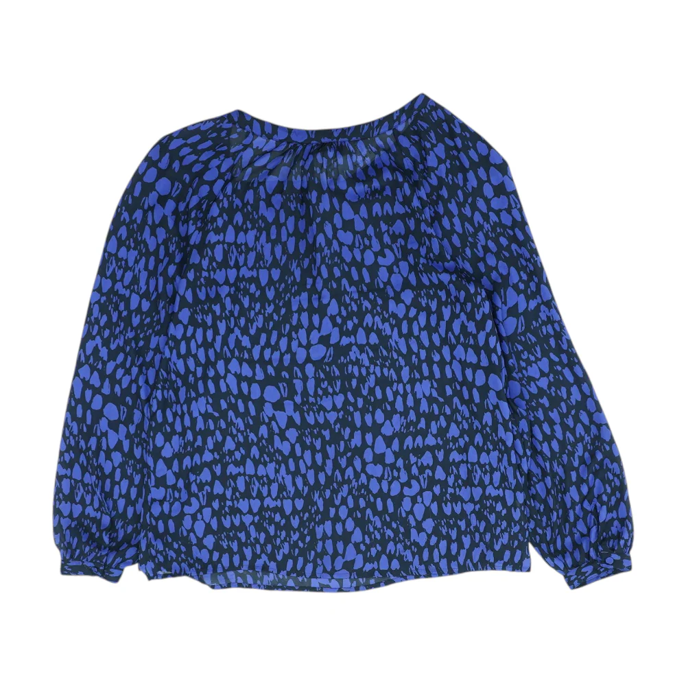 Black Graphic Blouse - Image 2