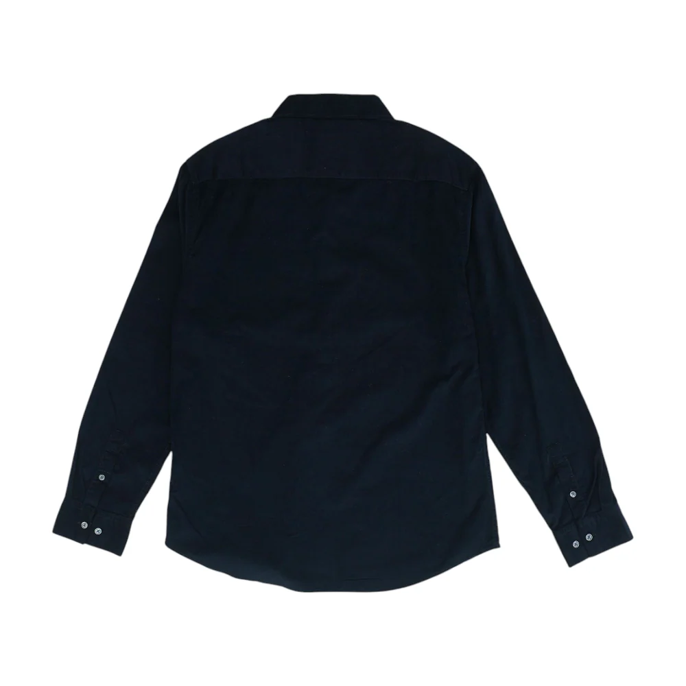 Black Solid Long Sleeve Button Down - Image 2