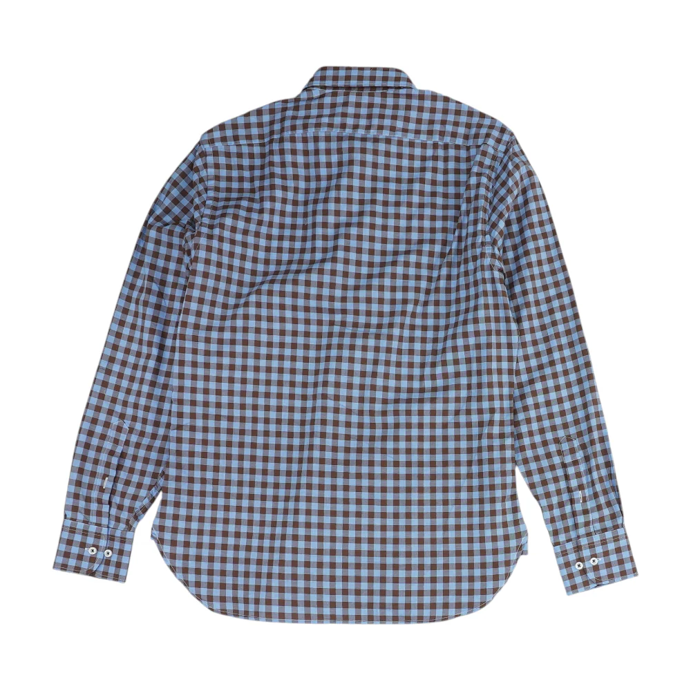 Blue Check Long Sleeve Button Down - Image 2