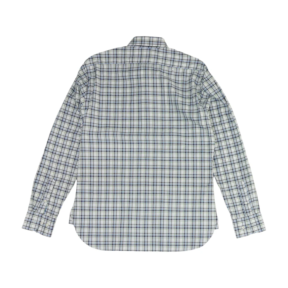 White Plaid Long Sleeve Button Down - Image 2