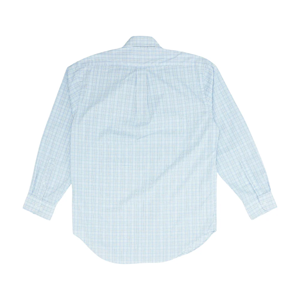 Blue Plaid Long Sleeve Button Down - Image 2
