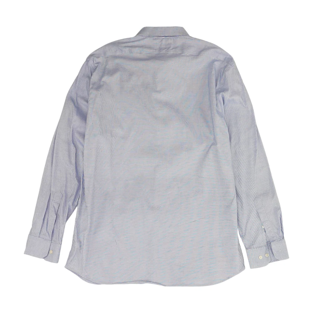 Blue Solid Long Sleeve Button Down - Image 2