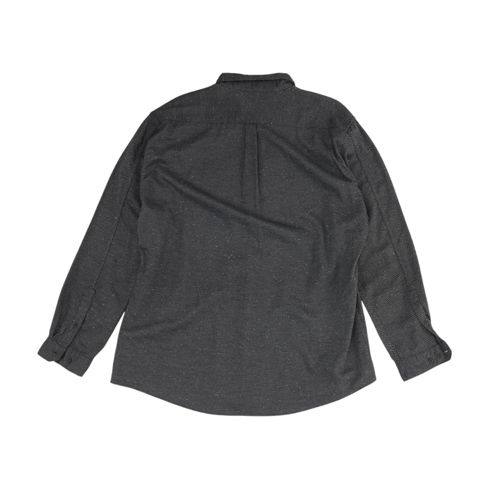 Navy Solid Long Sleeve Button Down - Image 2