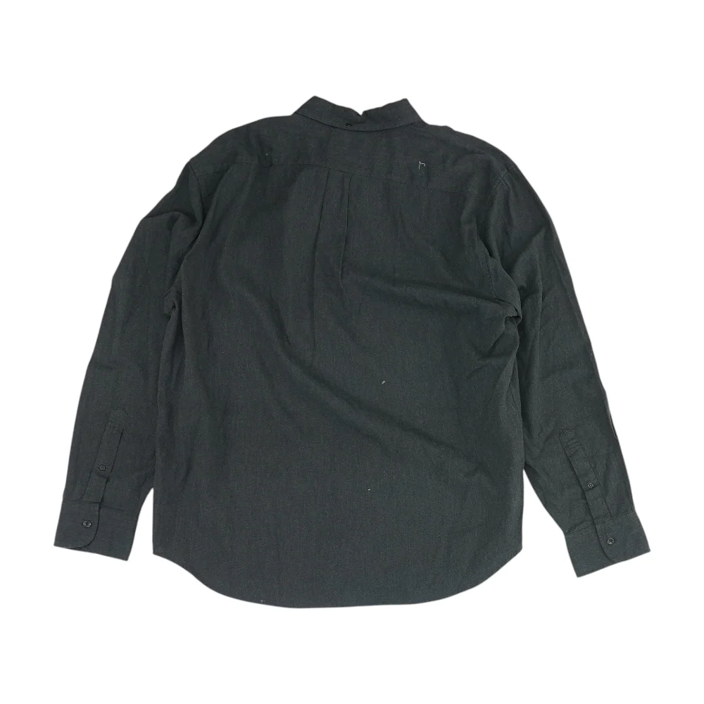 Black Solid Long Sleeve Button Down - Image 2