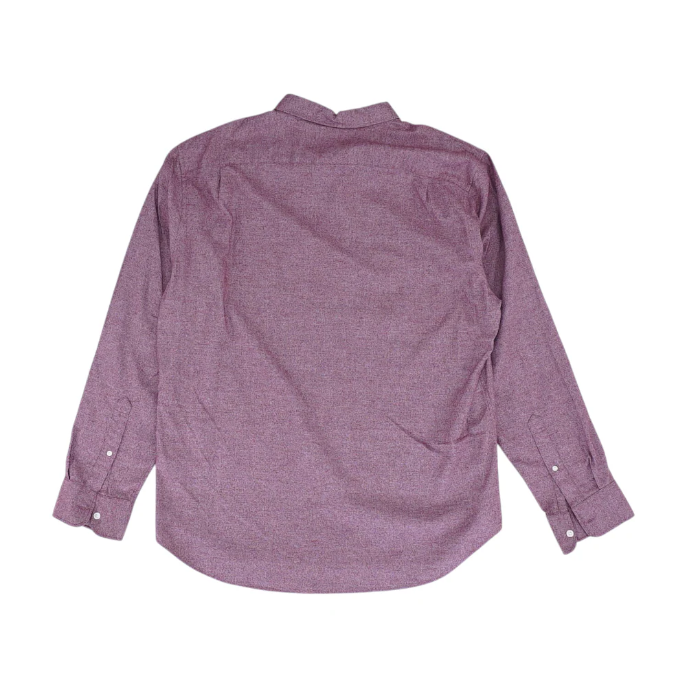 Burgundy Solid Long Sleeve Button Down - Image 2