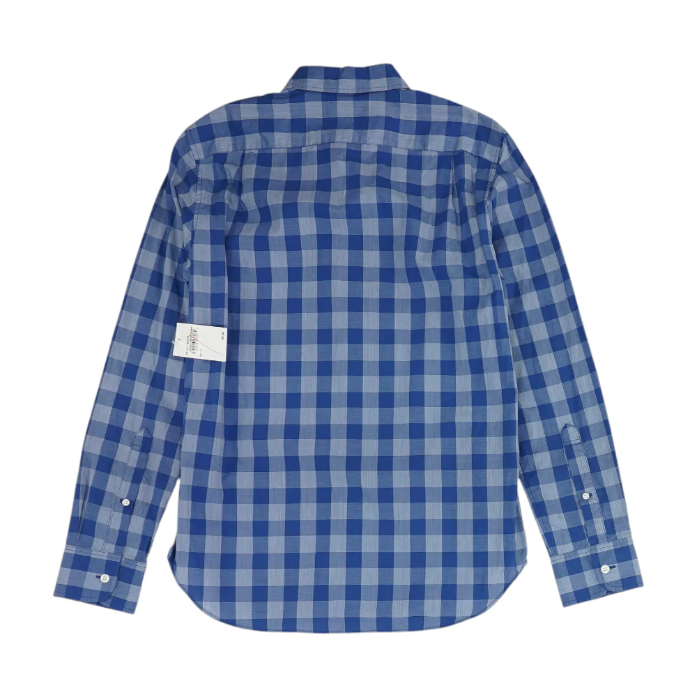Blue Check Long Sleeve Button Down - Image 2