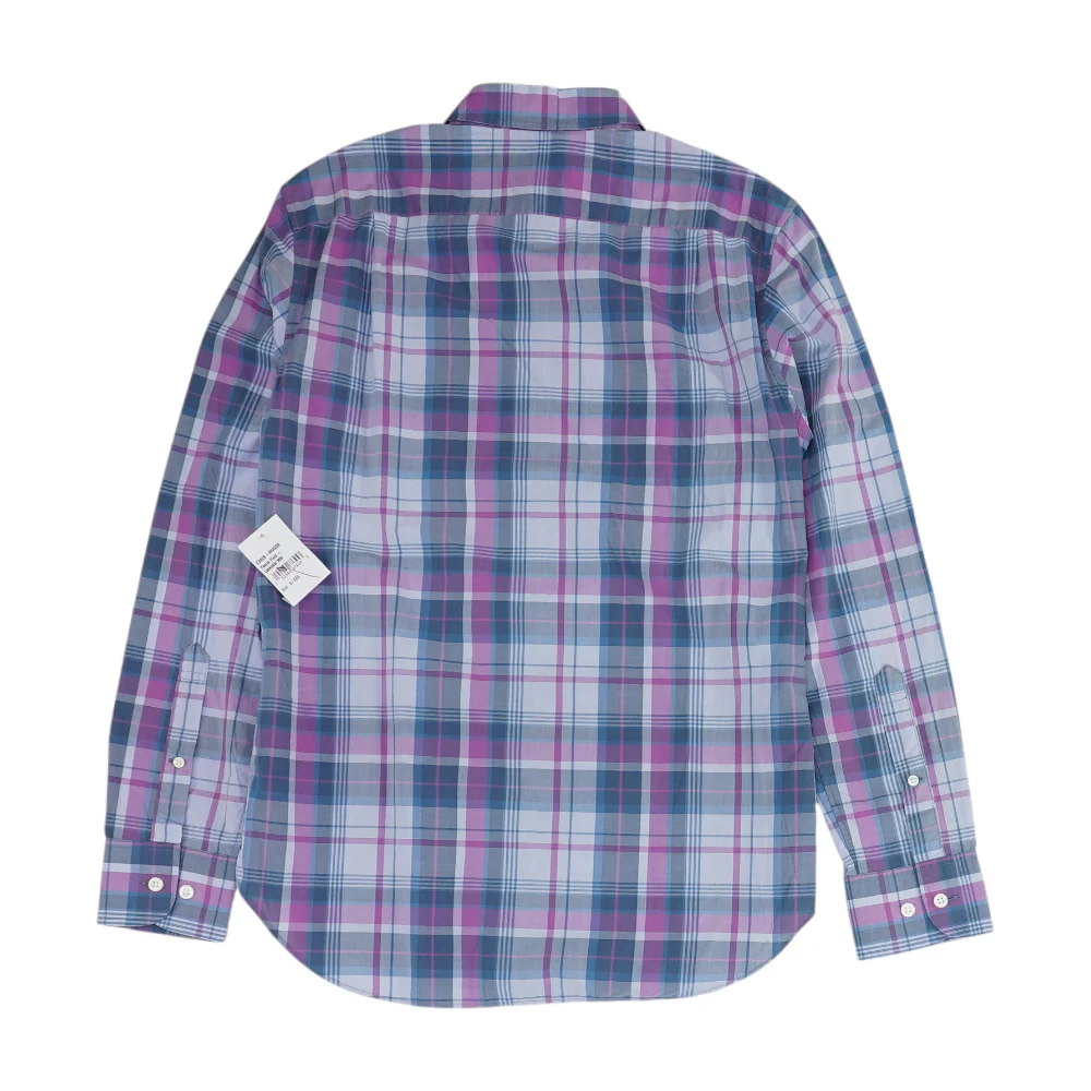 Lavender Plaid Long Sleeve Button Down - Image 2