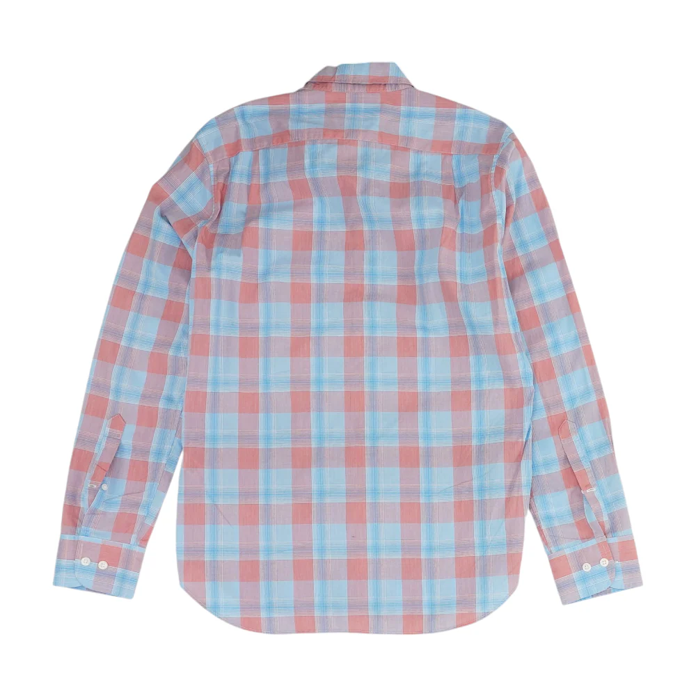 Blue Plaid Long Sleeve Button Down - Image 2