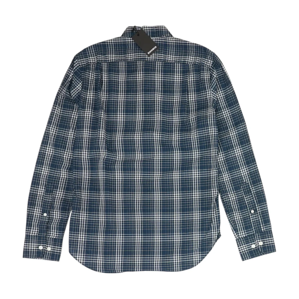 Blue Plaid Long Sleeve Button Down - Image 2