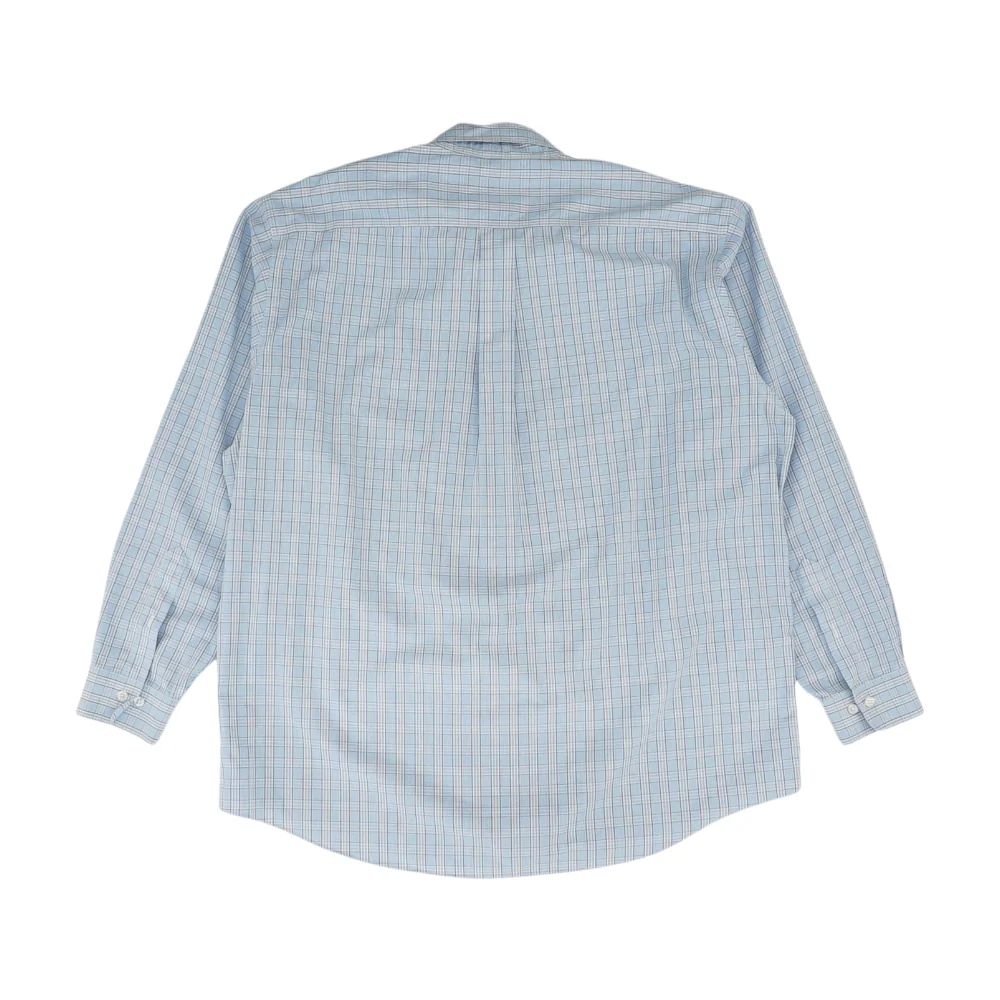 Blue Plaid Long Sleeve Button Down - Image 2