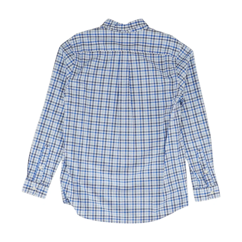 Blue Check Long Sleeve Button Down - Image 2