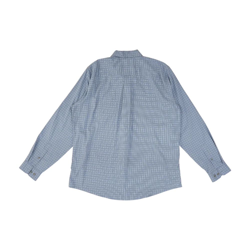 Blue Tall Check Long Sleeve Button Down - Image 2